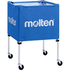 モルテン(molten) BK0021B ボールカゴ　青 molten（モルテン） ボールカゴ 中 背低 屋内タイプ BK0021