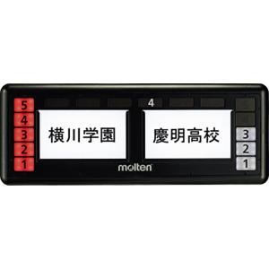 モルテン Molten 【メーカー直送品】 チーム名表示盤 カウンター システムカウンター120シリーズ 部活 練習 トレーニング 体育 試合 大会 学校名 UX0120T｜shz-yah