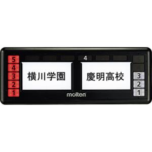 モルテン Molten 【メーカー直送品】 チーム名表示盤 カウンター システムカウンター120シリ...