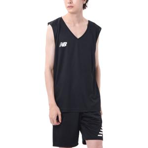 ニューバランス New Balance インナーシャツ Vネックノースリーブ JMTF1022 BK