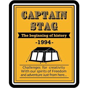 キャプテンスタッグ CAPTAIN STAG キャプテンスタッグ CAPTAIN STAG アウトドア アクセサリー CSデザインステッカー メッシュタープ・ポスター 50×62m