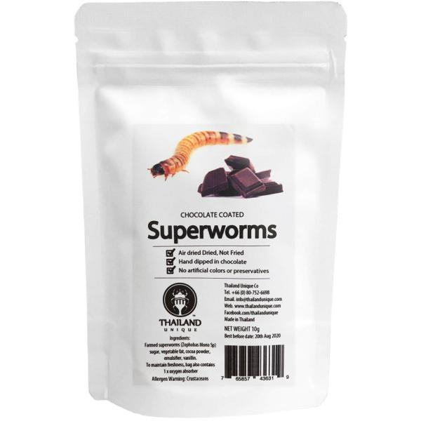 アールオーエヌ Chocolate coated superworms チョコレートスーパーワーム ...