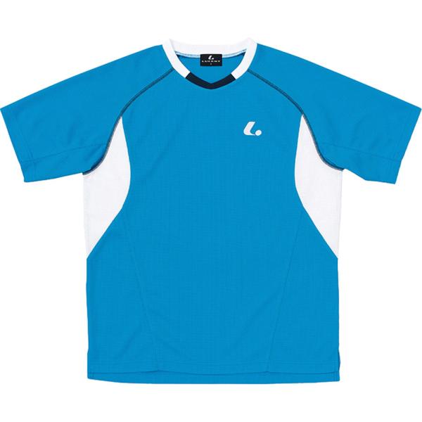 LUCENT テニス Uni ゲームシャツ 襟なし ブルー XLH3037 ルーセント