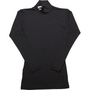ルーセント LUCENT Uni 長袖インナーTシャツ ハイネック 黒色 ブラック 吸汗速乾 アンダーウェア アンダーシャツ トップス ウェア メンズ レディース