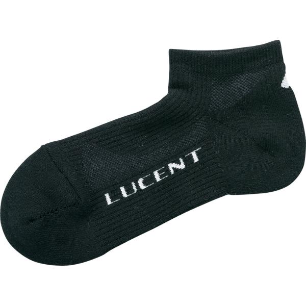 ルーセント LUCENT Men's ソックス ベリーショート ブラック 黒色 25〜28cm 男性...
