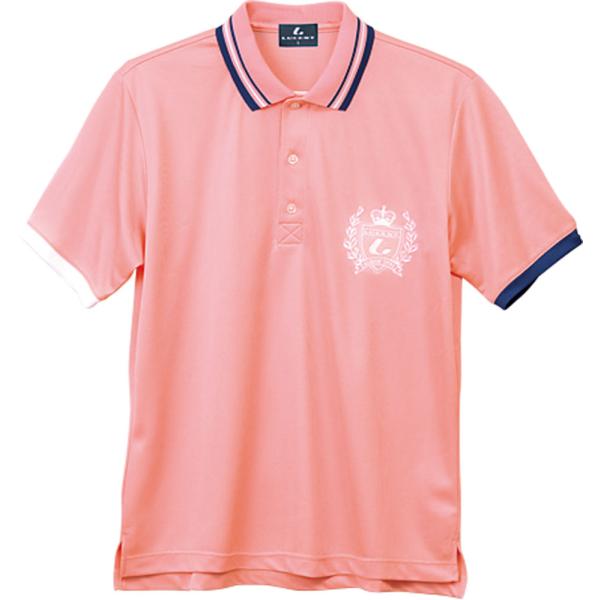LUCENT ルーセント テニス 男女兼用 テニス ゲームシャツ サーモンピンク XLP8333