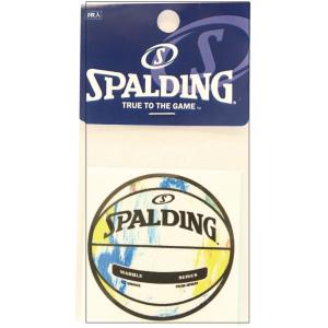 スポルディング SPALDING ボールステッカーマーブルマルチ バスケットボール アクセサリー バスケ ホワイト メンズ レディース ディンプル再現 シール ステッ