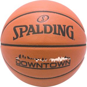 スポルディング SPALDING バスケットボール 5号 ダウンタウン バスケットボール ボール 5号球 合成皮革 小学生 ミニバス 入門 ボール 練習 体育館 自宅 シュー