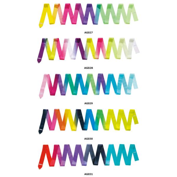 ササキ SASAKI アートグラデーションリボン 5m F.I.G 国際体操連盟 認定品 表面のみ片...