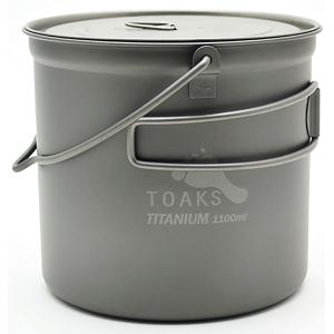 トークス TOAKS アウトドア TOAKS トークス チタニウムポット POT-1100BH 13234 13234｜shz-yah