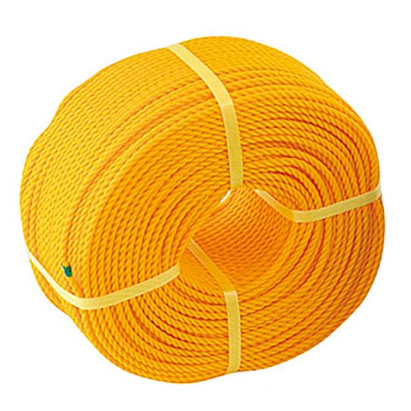 三和体育 グラウンドロープ3mm×200m ロープのみ 黄 S2873