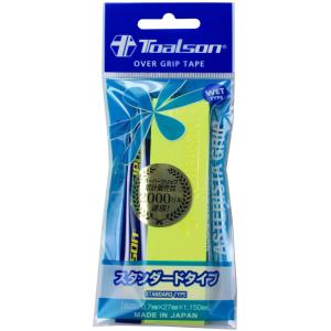 トアルソン Toalson テニス用オーバーグリップ アスタリスタグリップ1本入り スタンダードタイプ オプティックイエロー 上巻き用 ラケット メンテナン