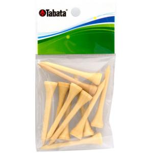 タバタゴルフ Tabata GOLF 白木ティー レギュラー ウッド ティー ショット 打ちっぱなし 練習 トレーニング 試合 部活 クラブ ホール ラウンド 木製 用品 コン