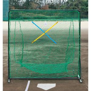 野球用 防球 ネットのみ トスバッティング用 195cm×195cm 集球袋付き