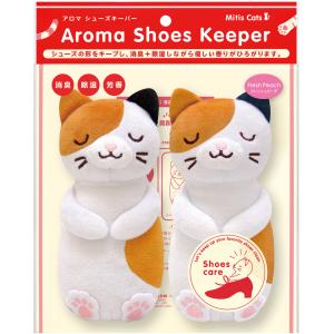 バンクール アロマシューズキーパー フレッシュピーチの香り ミケネコ  MC−04FR MC04FR