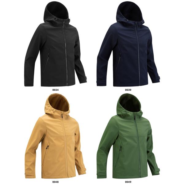 ウンドウ wundou 裏フリースパーカージャケット  P4211