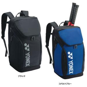 YONEX テニスバドミントン用　バックパック BAG2438 ブラック YONEX ヨネックス ラケットバッグ6＜テニス6本用＞ BAG2332R