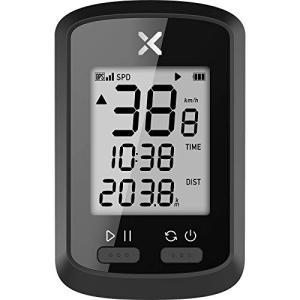 XOSS G サイクルコンピュータ GPS サイコン 無線 ワイヤレス サイクリング 自転車 速度計 スピード IPX7防水 MTB 走行距離計 Bl