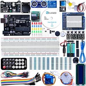 ELEGOO Arduino用UNO R3スターターキット レベルアップ チュートリアル付 mega2560 r3 nanoと互換