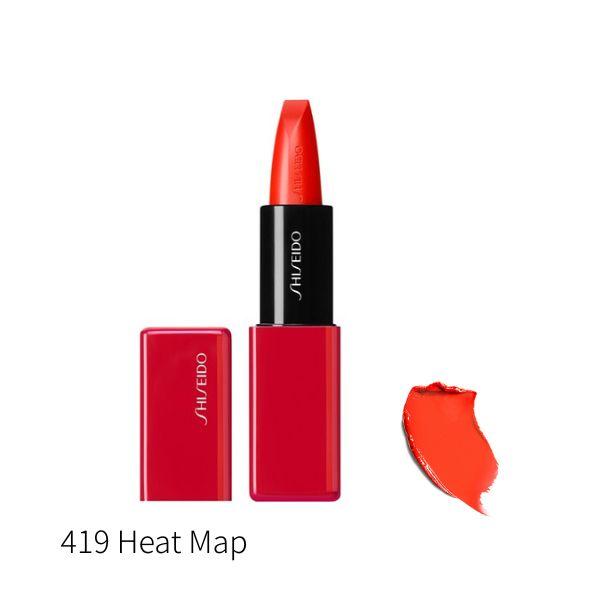 資生堂 メーキャップ　テクノサテン　ジェル　リップスティック　419　Heat Map　3.3g　S...