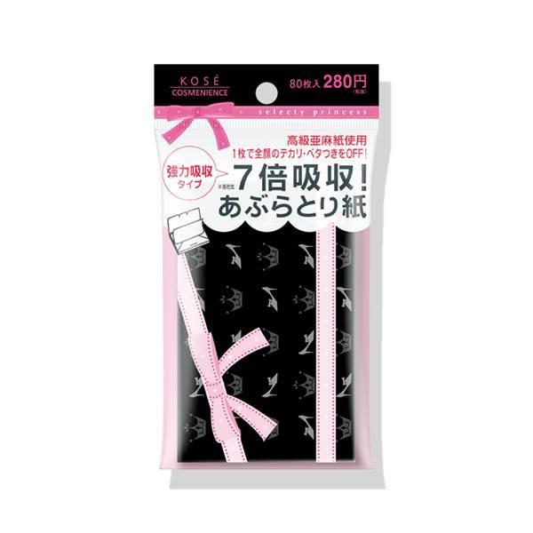 コーセー　KOSE　コンビニック　セレクテイ　プリンセス 強力あぶらとり紙 　80枚|コーセー認定シ...
