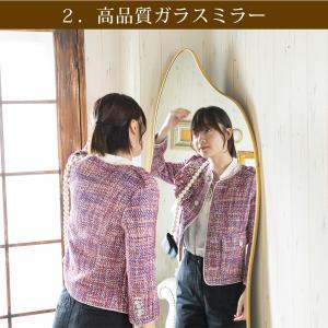 鏡 スタンドミラー 全身 姿見鏡 全身鏡 ウェ...の詳細画像4