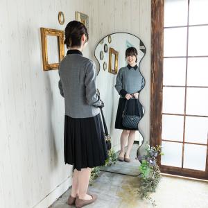 波型スタンドミラー 全身 姿見鏡 全身鏡 ウェ...の詳細画像4