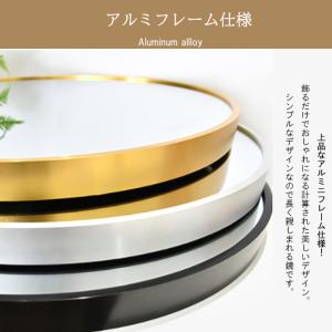 鏡 壁掛け ウォールミラー 丸い 玄関 洗面台...の詳細画像1