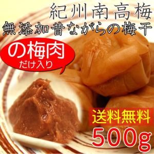 梅肉 紀州南高梅 無添加 500g 塩分20% 昔ながらの梅干し 送料無料 業務用 メール便