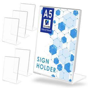 アクリル本舗 ポップスタンド A6判 6個セット 卓上 アクリル スタンド