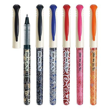 PILOT　パイロット　筆まかせ　ワクワクねこだらけ　極細・硬筆　数量限定　色はカラー