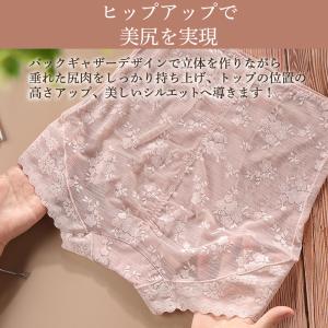 夏用ガードル ロングガードル 補正下着 ハイウ...の詳細画像5
