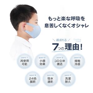 マスク 洗える 布マスク 接触冷感 夏用 子供...の詳細画像4