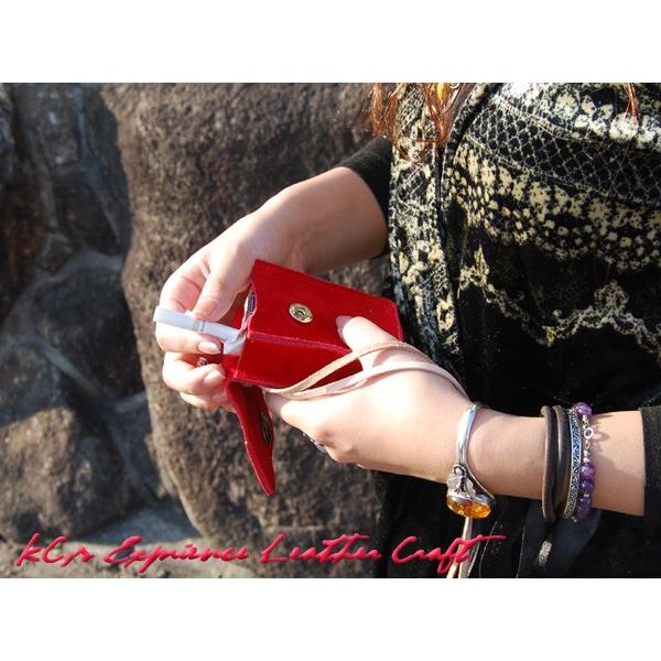 KC,s スウェード タバコケース /牛革スエード小物入れ 送料無料 メンズ レディース 革 レザー...