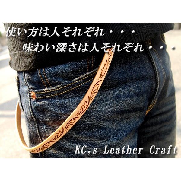 KC,s アリゾナ ウォレットレーン フリーカット /牛革ウォレットチェーン 送料無料 メンズ 革 ...