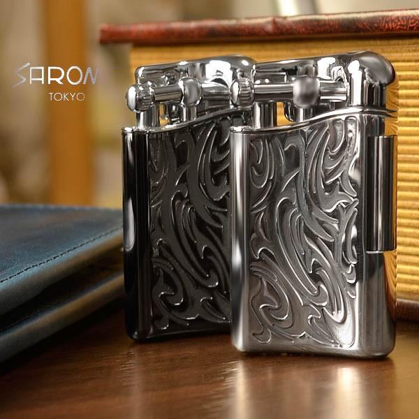 ガスライター メンズ SAROME （サロメ） 送料無料 サロメ フレイムデザインガスライター 間工...