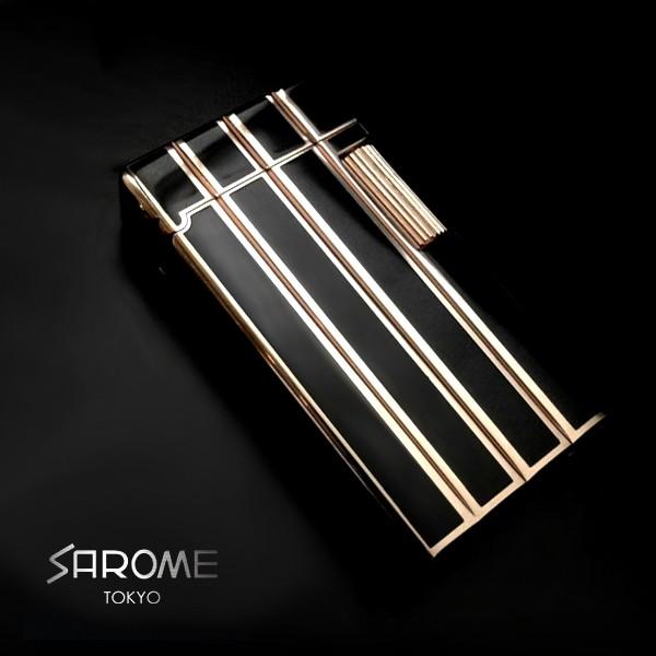 ガスライター メンズ SAROME （サロメ） 送料無料 SAROME フリントライター ローズゴー...