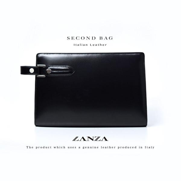 セカンドバッグ メンズ 本革【送料無料】LANZA ランザ メンズ レディース セカンドバック 冠婚...
