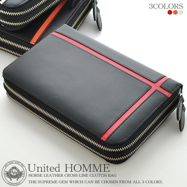 セカンドバッグ メンズ United HOMME クロスライン セカンドバッグ 送料無料