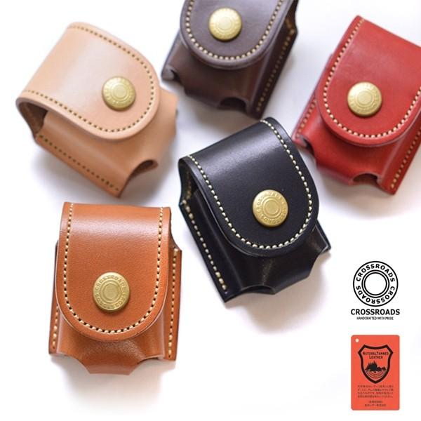 ZIPPOケース ジッポケース ライターケース 本革 ブランド CROSS ROADS クロスロード...
