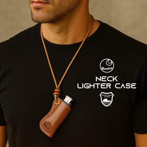 ネックライターケース 100円ライターケース 使い捨てライターケース Beatfull ビートフルレ...