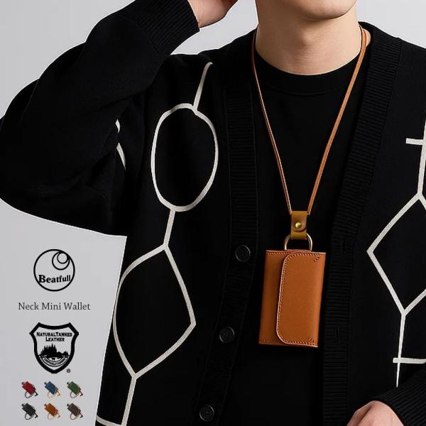 ミニウォレット 財布 短財布 ウォレット メンズ レディース Beatfull ビートフルレザーワー...