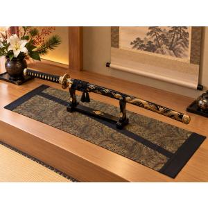 j-025】62×92.5和風大型マット/大正昭和時代帯/和風柄/ラグ・テーブル