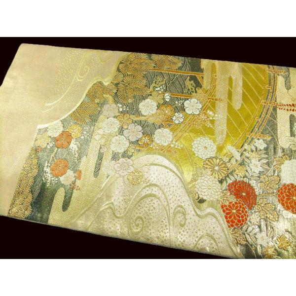 【(16)2478】31×62cm/九百佐賀錦/テーブルセンター/和風/帯リメイク/日本製
