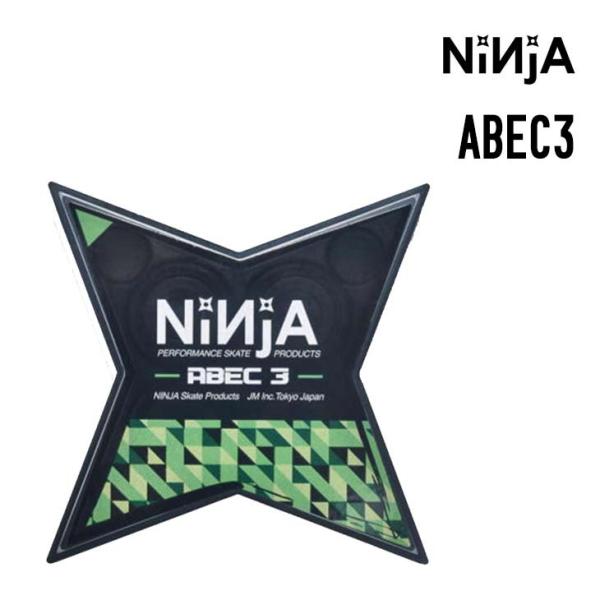 NINJA ニンジャ ABEC 3 エーベック 3 正規品 スケートボード スケボー SK8 オイル...