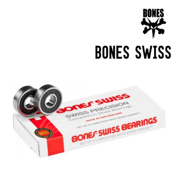 BONES ボーンズ SWISS SKATEBOARD BEARINGS スミス スケートボード ベ...