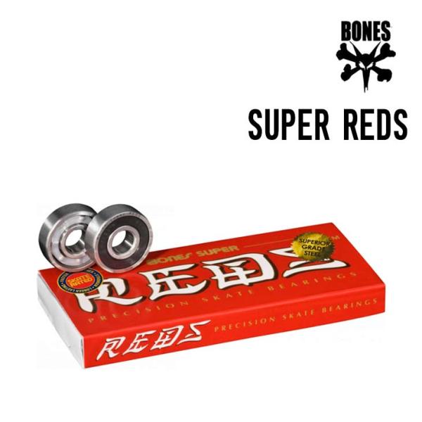 BONES ボーンズ SUPER REDS SKATEBOARD BEARINGS スーパー レッズ...