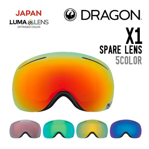 DRAGON ドラゴン X1 SPARE LENS エックス 1 スペアレンズ 正規品 交換レンズ ...