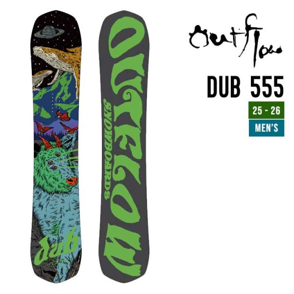 OUTFLOW アウトフロー 25-26 DUB 555 ダブ スノーボード 2025-2026 フ...