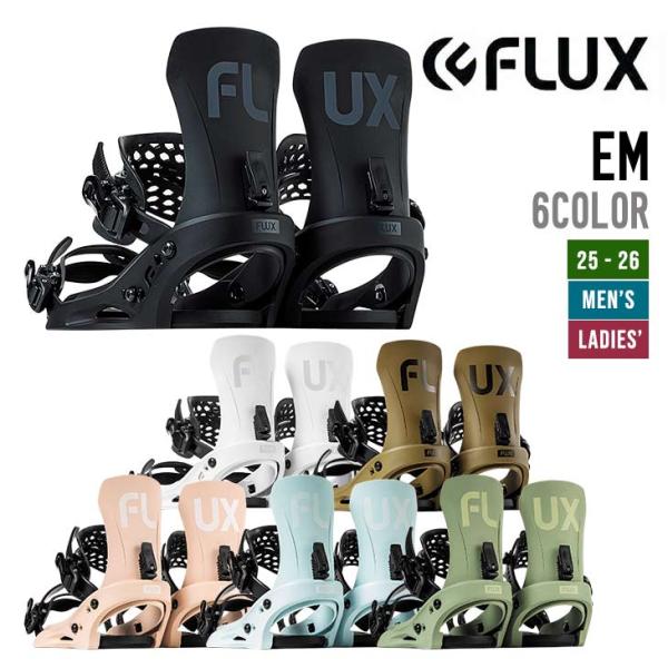 FLUX フラックス 25-26 EM イーエム スノーボード バインディング ユニセックス 202...